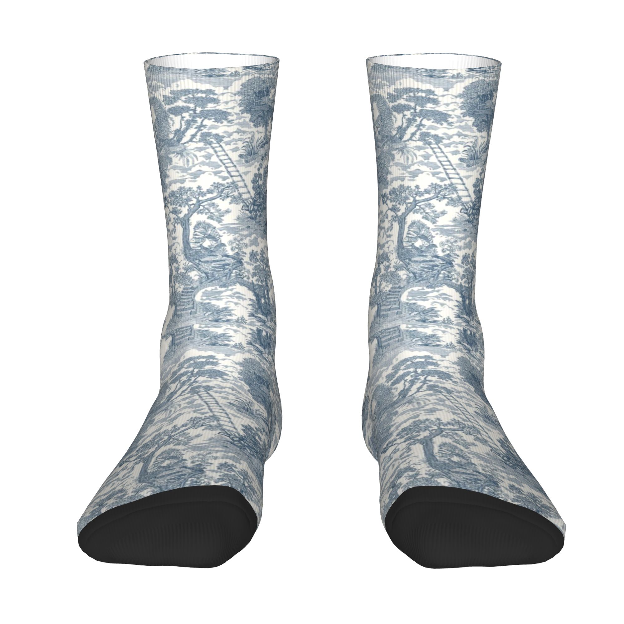 Vintage Fashion Dresses - Kaos Kaki Vintage Toile De Jouy