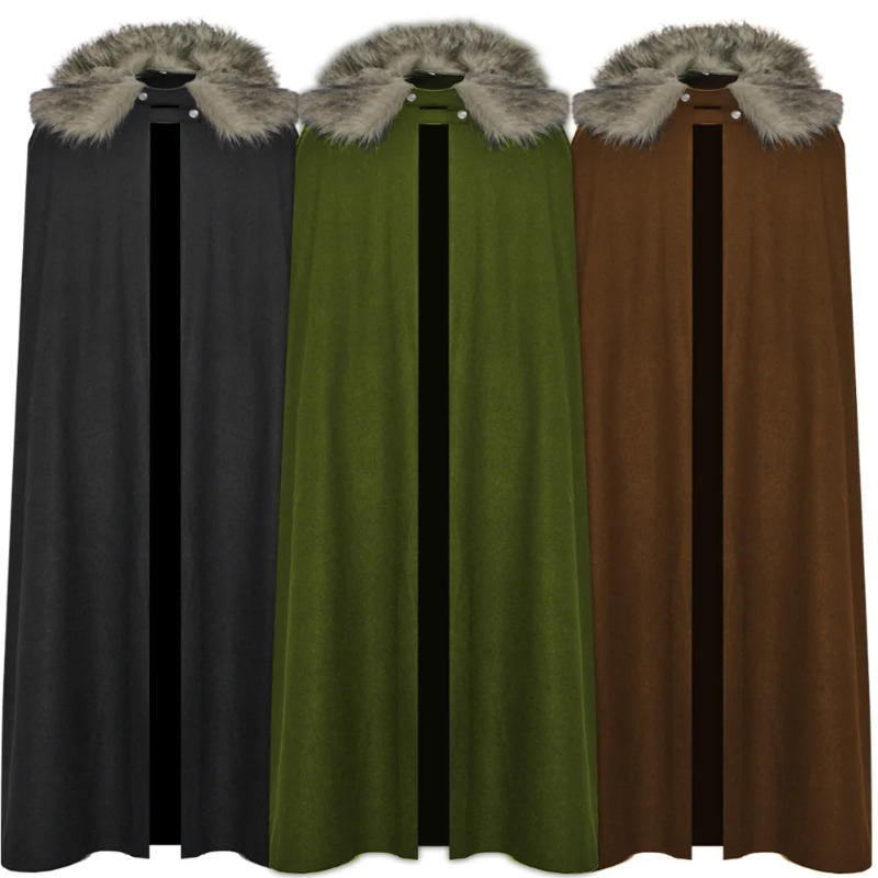Vintage Fashion In Japan - Mantel Jubah Retro Celtic Viking Fashion