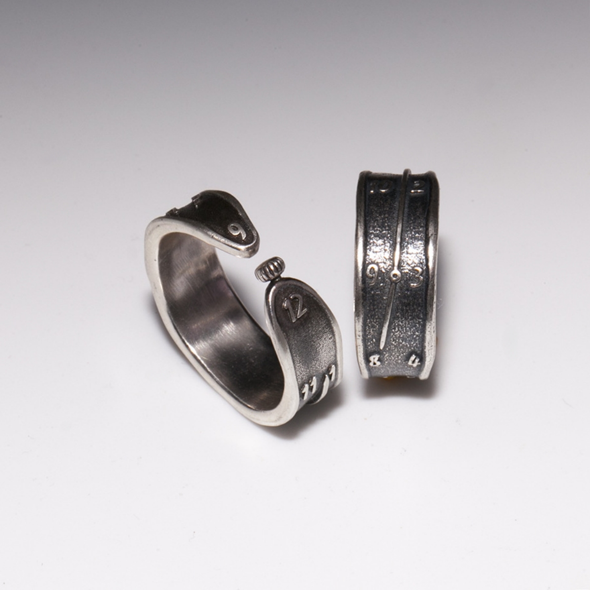 Vintage Fashion Meaning - Jam Retro Memori Cincin Terbuka Dapat