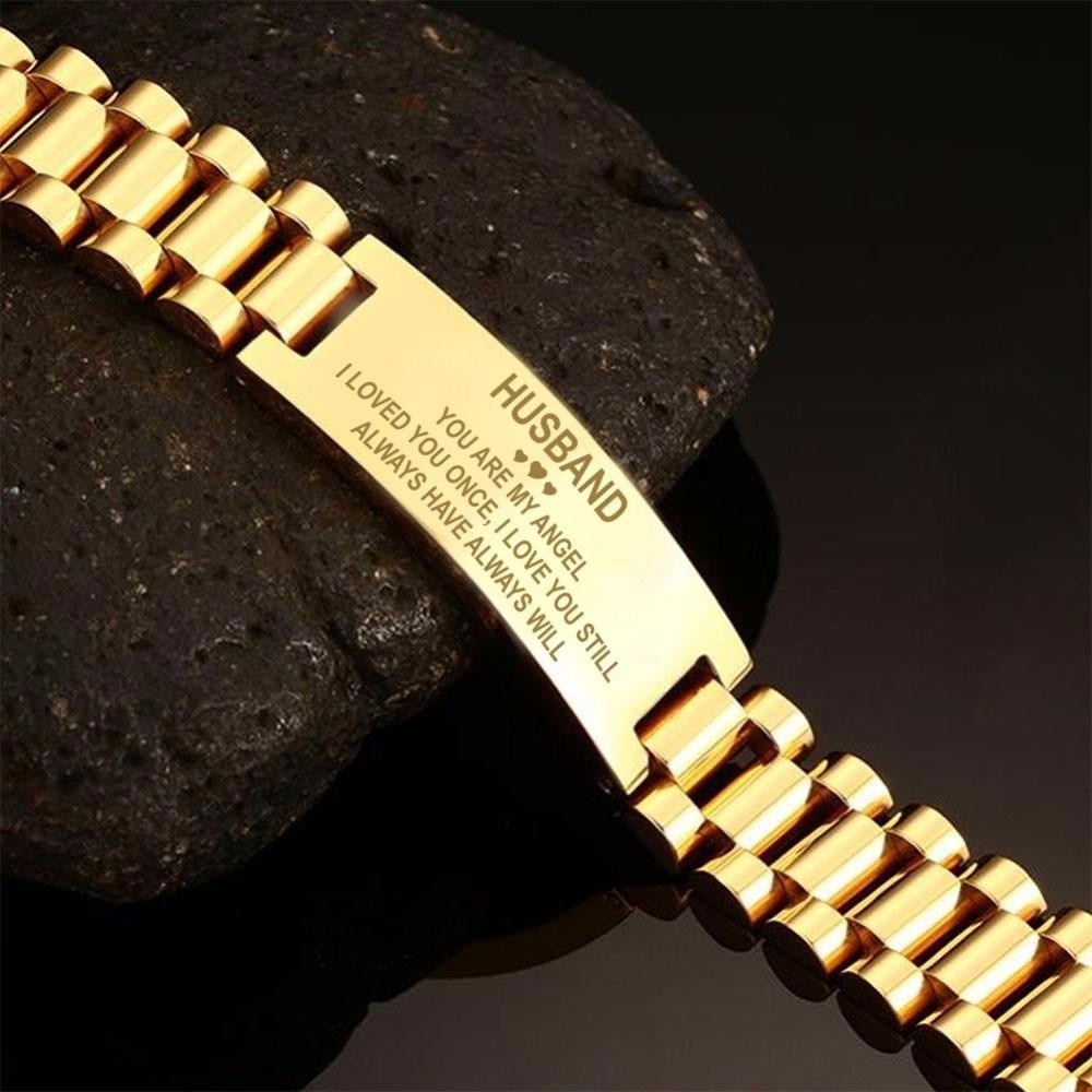 Vintage Fashion Meaning - Vnox Hitam Stainless Steel Pria Mengukir