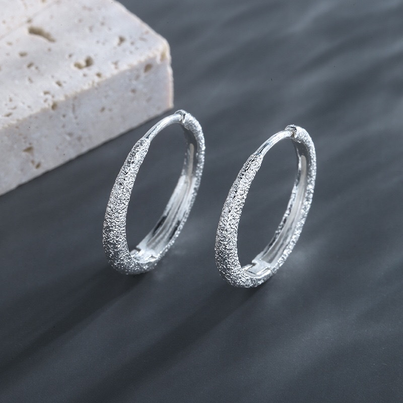 Vintage Fashion Korea - Anting-anting bersinar Vintage temperamen wanita, anting-anting