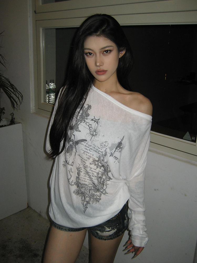 Yodinas kaus grafis Mode Korea - Tie Dye Shirt Vintage ulasan dan harga