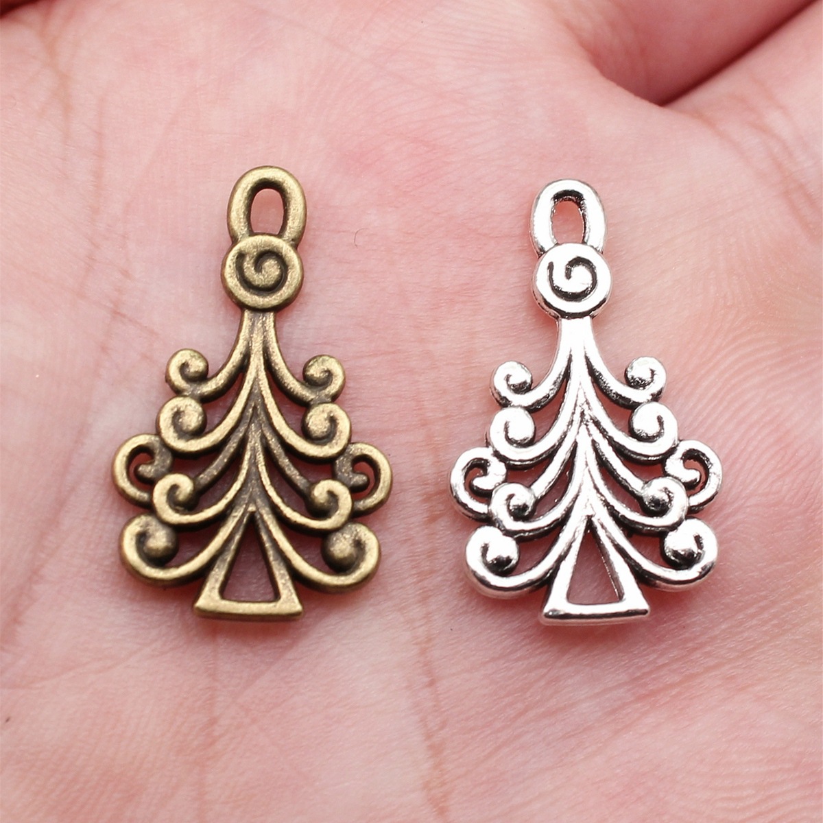 Liontin Lonceng Natal dari Log - Vintage Fashion Jewelry Necklaces ulasan dan harga