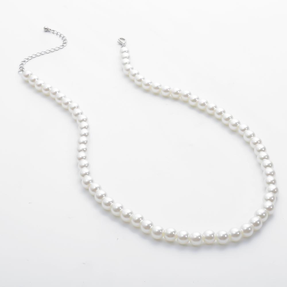 Kalung Choker mutiara imitasi  - Vintage Fashion Korea ulasan dan harga