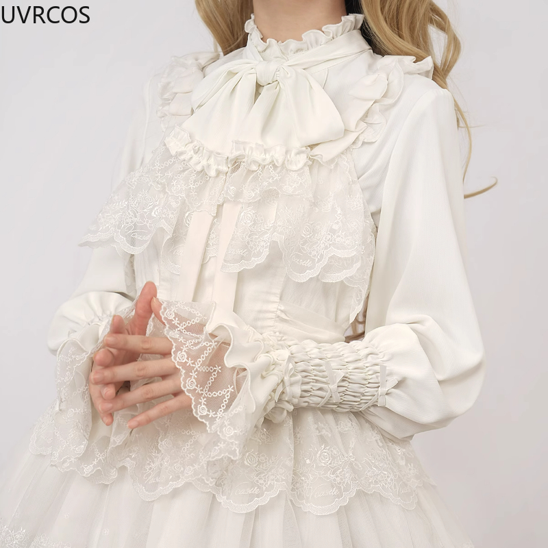 Kemeja Gaya Lolita Manis Elega - Vintage Fashion Japan ulasan dan harga