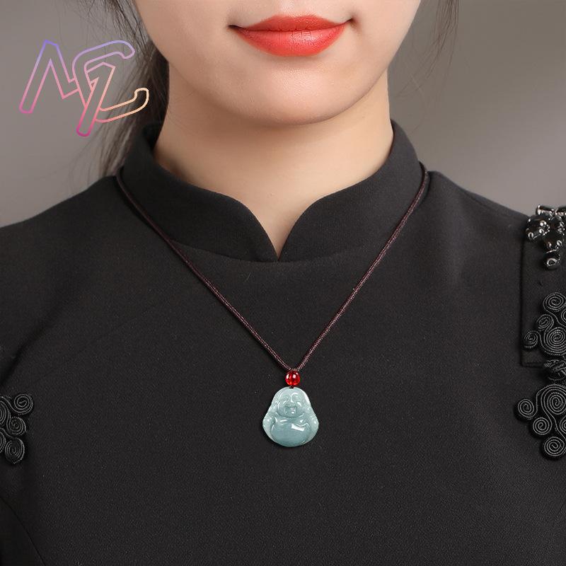 Kalung Liontin Buddha Guanyin  - Vintage Fashion Jewelry Necklaces ulasan dan harga