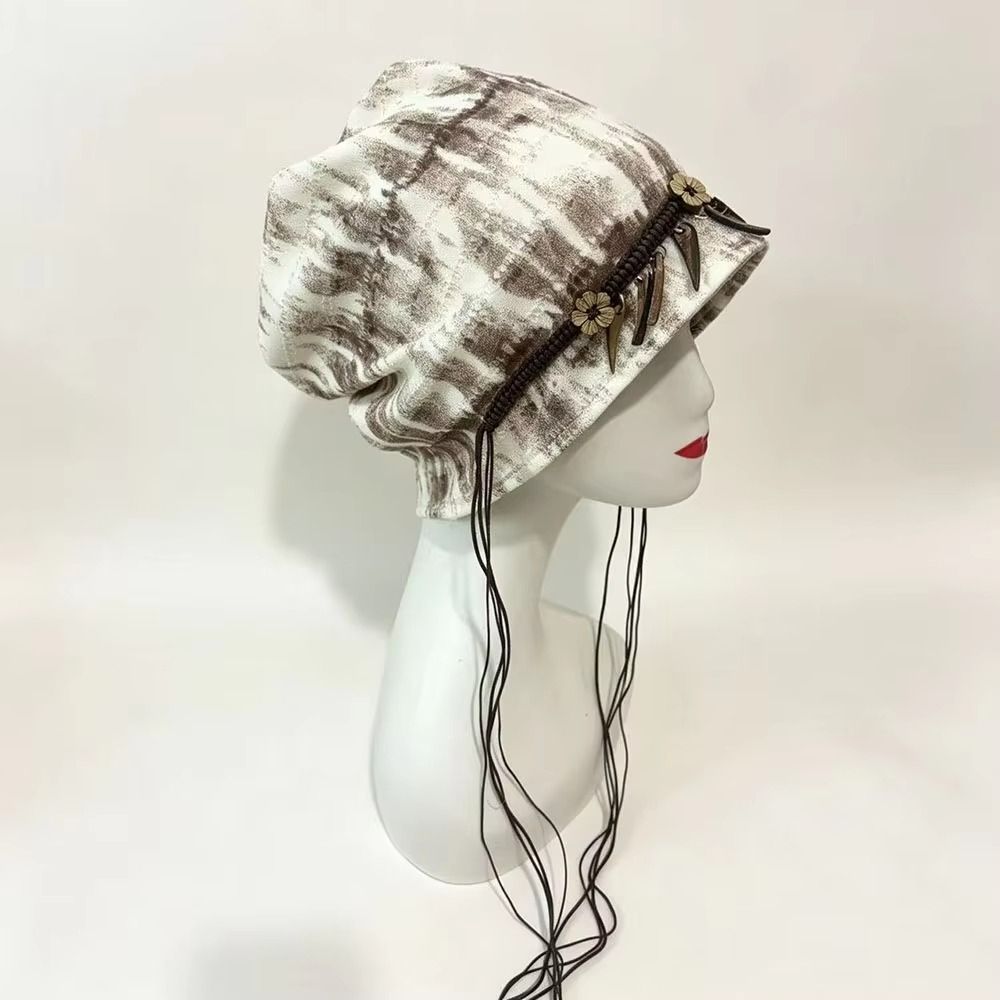 Topi kupluk bergaya etnik retr - Vintage Fashion Bloggers ulasan dan harga