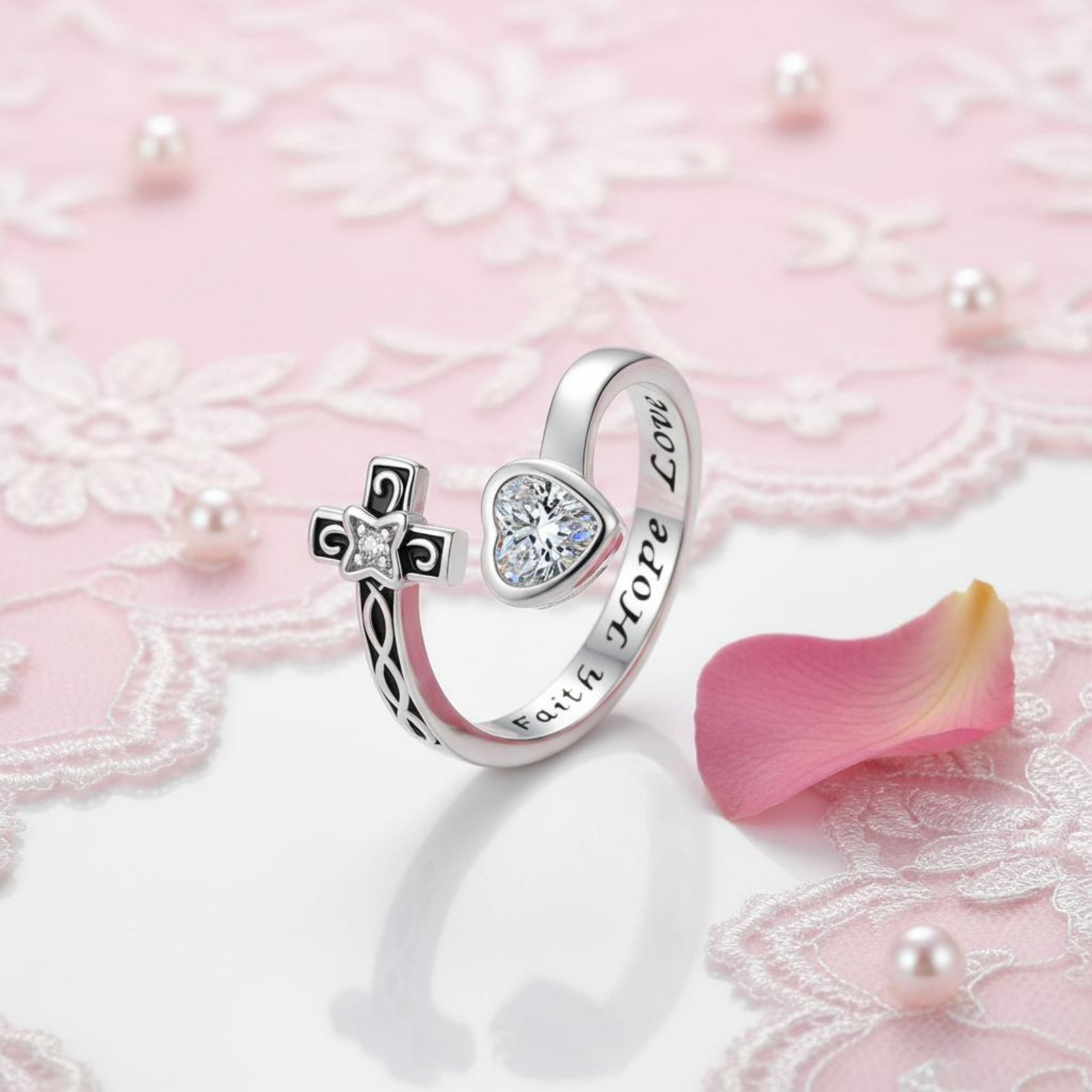 Cincin Salib yang Dapat Disesu - Vintage Fashion Meaning ulasan dan harga