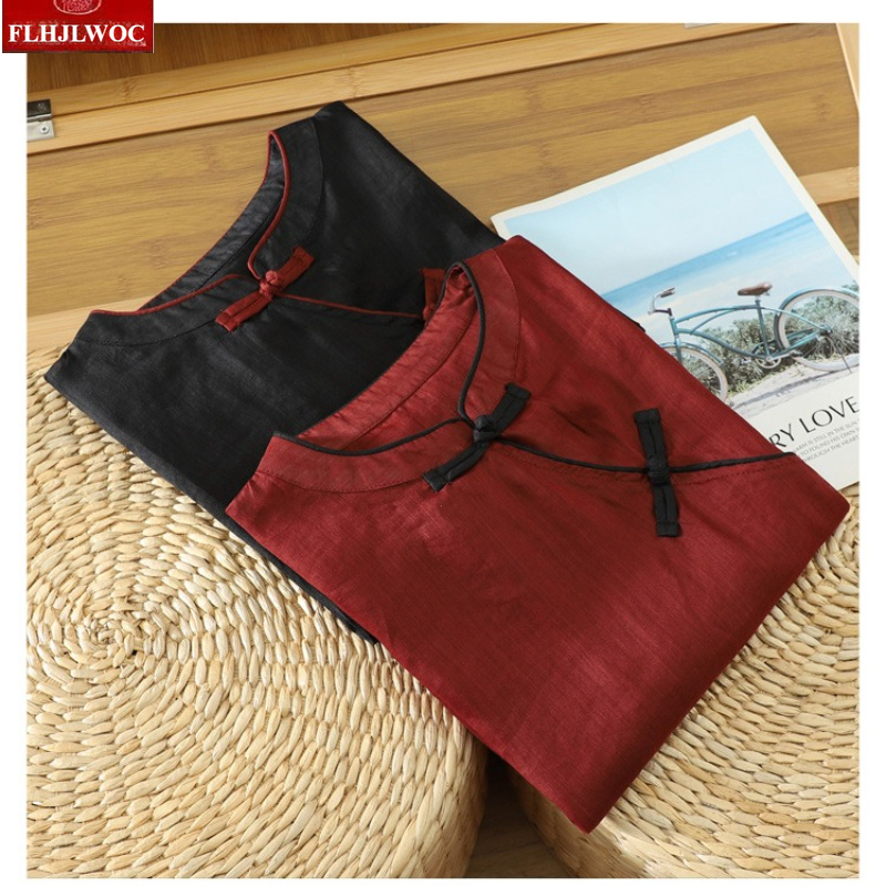 Blus Atasan Linen Katun Fashio - Vintage Fashion In Japan ulasan dan harga