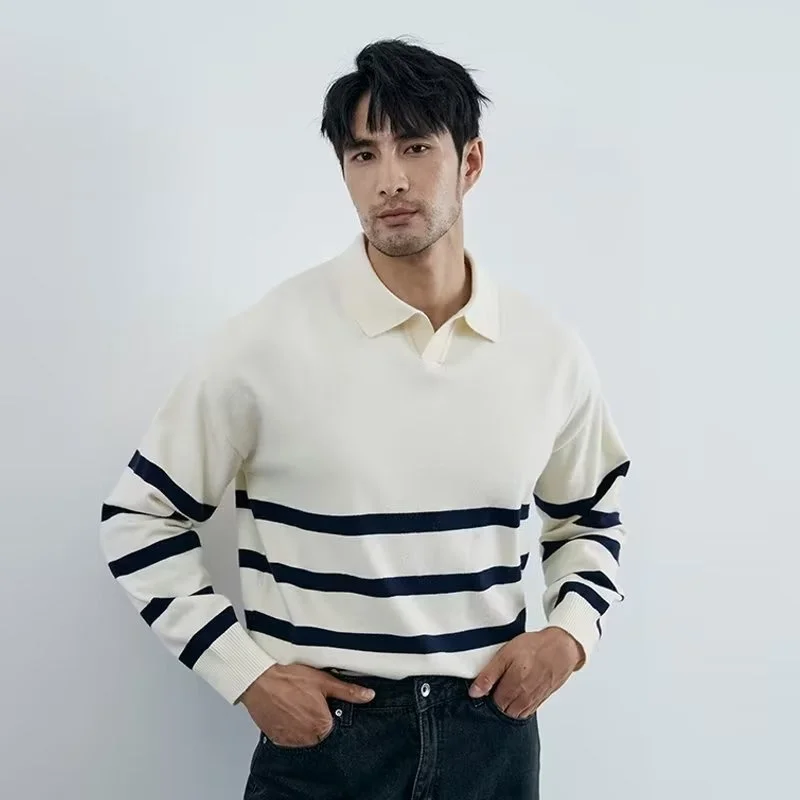 Sweter Bergaris Kerah Sederhan - Vintage Fashion In Japan ulasan dan harga
