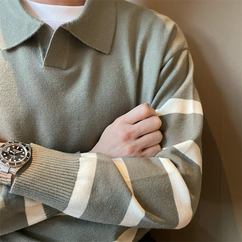 Sweter Bergaris Kerah Sederhan - Vintage Fashion In Japan ulasan dan harga