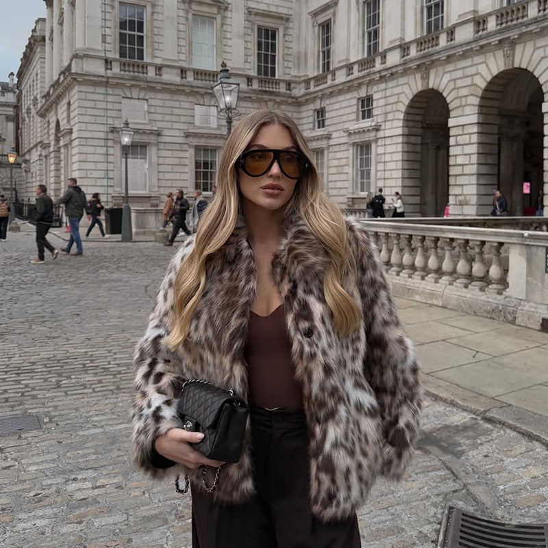 Mantel Bulu Imitasi Leopard Be - Vintage Fashion Bloggers ulasan dan harga