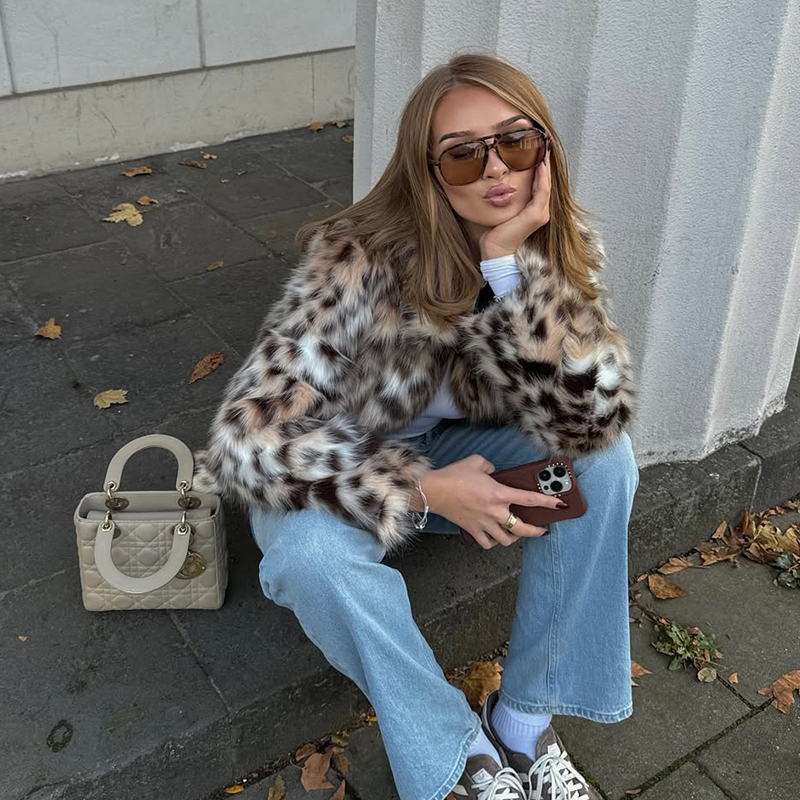 Mantel Bulu Imitasi Leopard Be - Vintage Fashion Bloggers ulasan dan harga