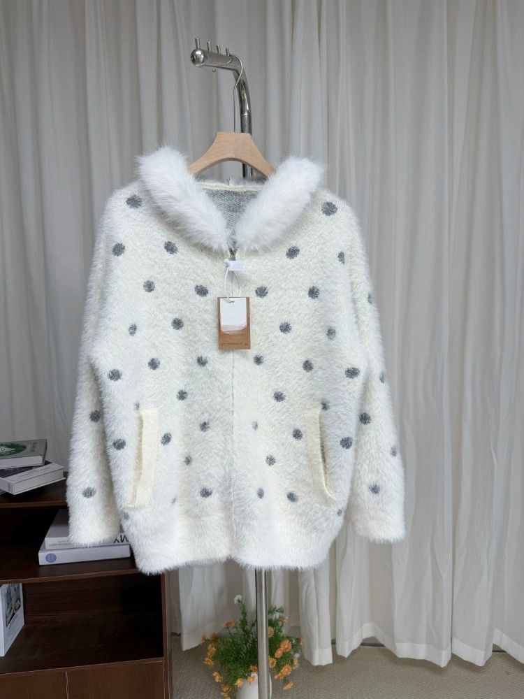 Mantel Polkadot Manis Gaya Kor - Vintage Fashion In Japan ulasan dan harga
