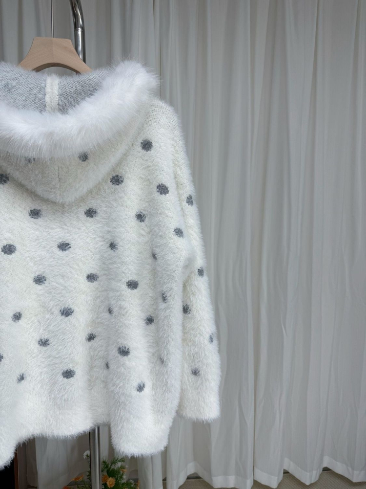 Mantel Polkadot Manis Gaya Kor - Vintage Fashion In Japan ulasan dan harga