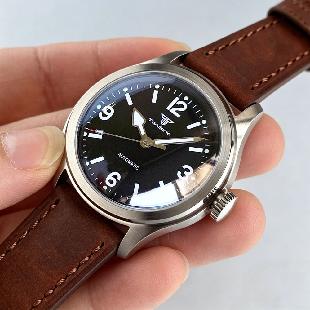Jam Tangan Pria Krim Hitam Vin - Vintage Fashion In Japan ulasan dan harga