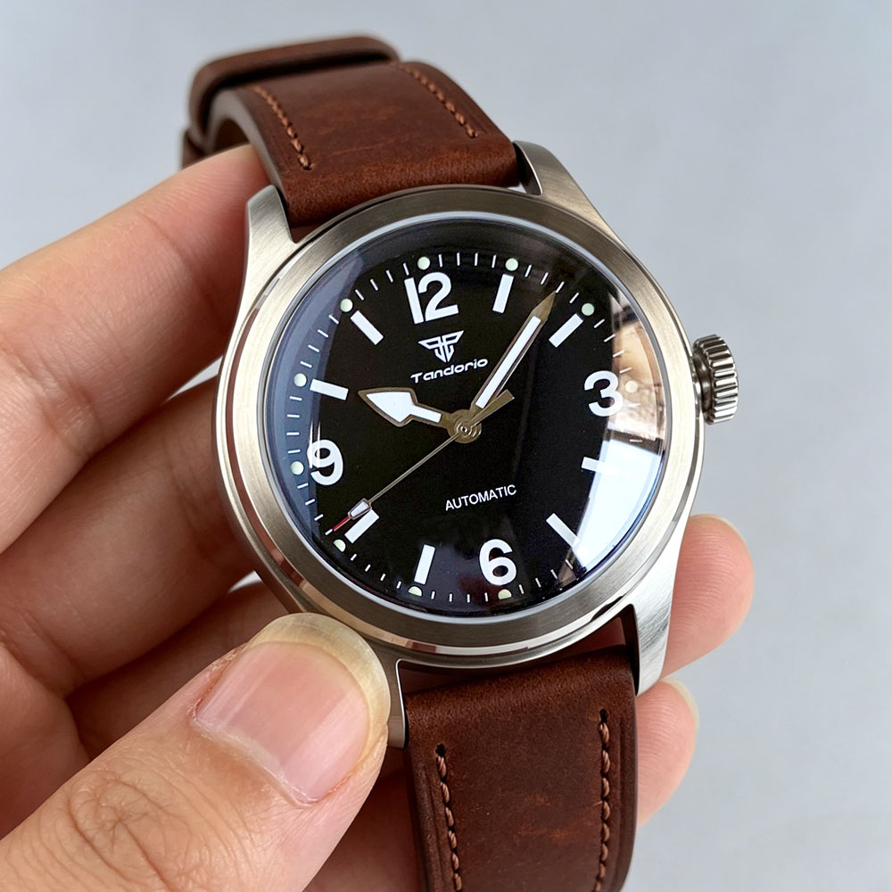 Jam Tangan Pria Krim Hitam Vin - Vintage Fashion In Japan ulasan dan harga