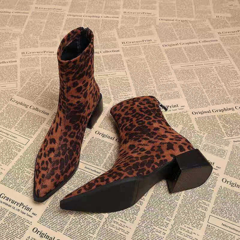 Sepatu Bot Wanita Hak Rendah M - Vintage Fashion Dresses ulasan dan harga