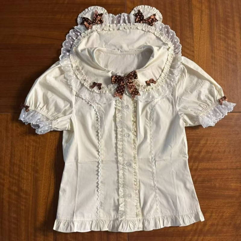 Blus Lengan Pendek Kawaii Jepa - Vintage Fashion Japan ulasan dan harga