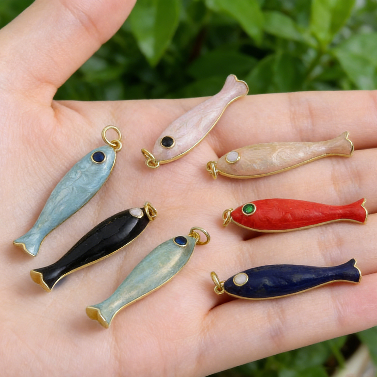 1 Buah Liontin Ikan Kecil Panj - Vintage Fashion Jewelry Necklaces ulasan dan harga