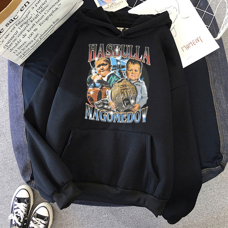 Hoodie klasik Hasbulla Fightin - Vintage Fashion Bloggers ulasan dan harga