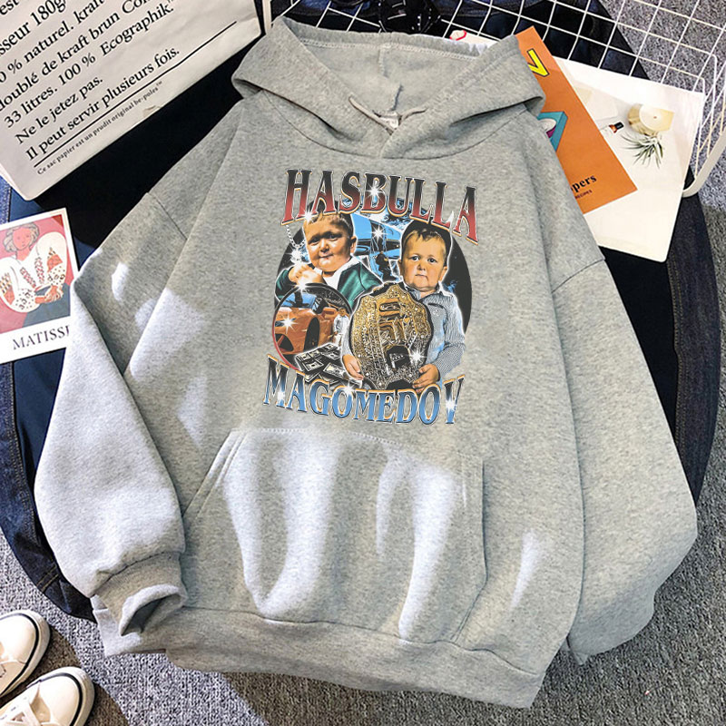 Hoodie klasik Hasbulla Fightin - Vintage Fashion Bloggers ulasan dan harga