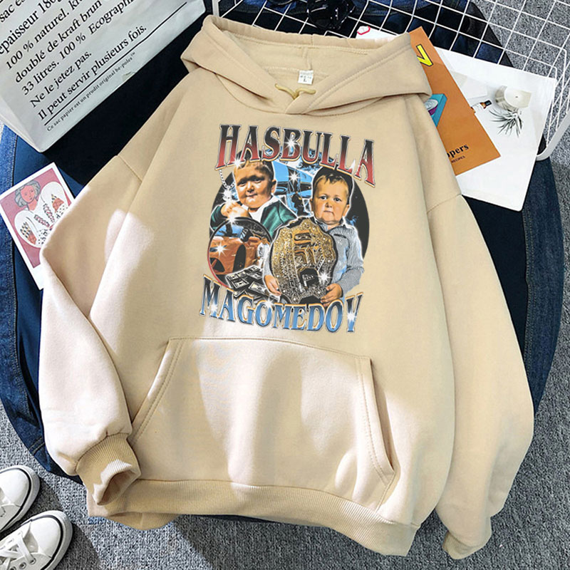 Hoodie klasik Hasbulla Fightin - Vintage Fashion Bloggers ulasan dan harga