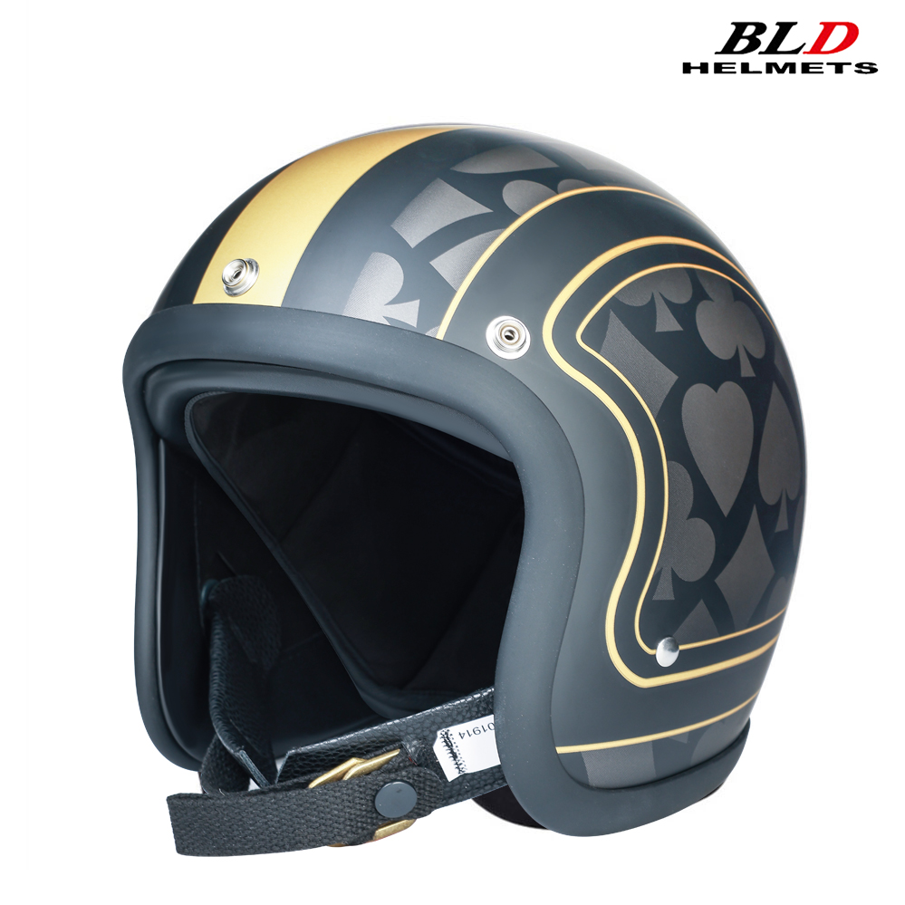 Helm Sepeda Motor Open Face Re - Vintage Fashion Korea ulasan dan harga