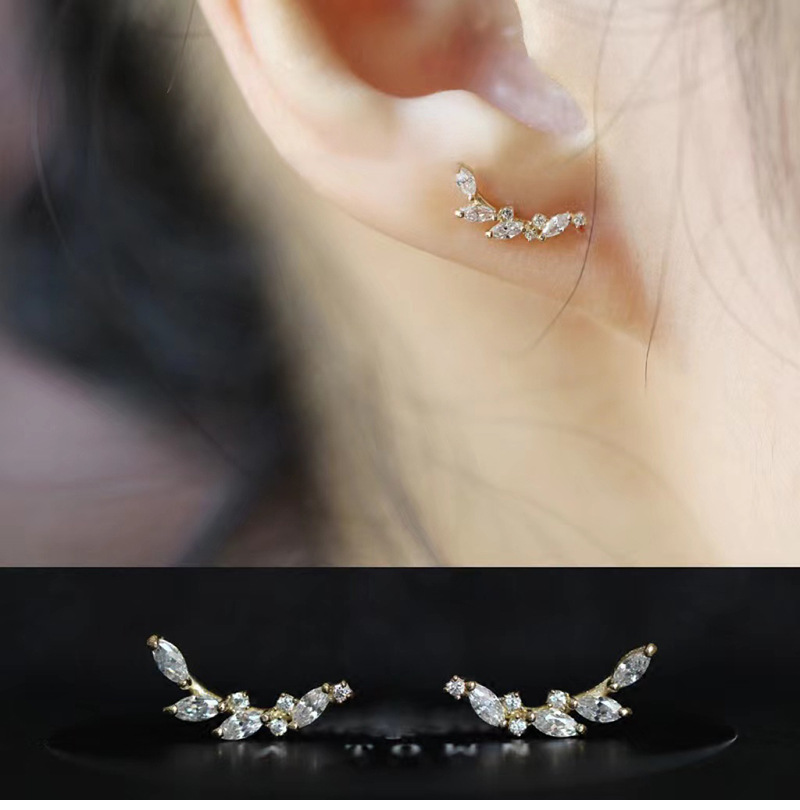 Anting-anting kancing gandum z - Vintage Fashion Korea ulasan dan harga