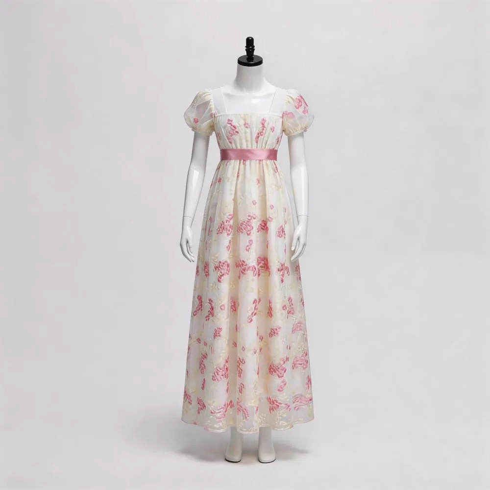 Gaun Teh Vintage Eropa Gaya Re - Vintage Fashion Dresses ulasan dan harga