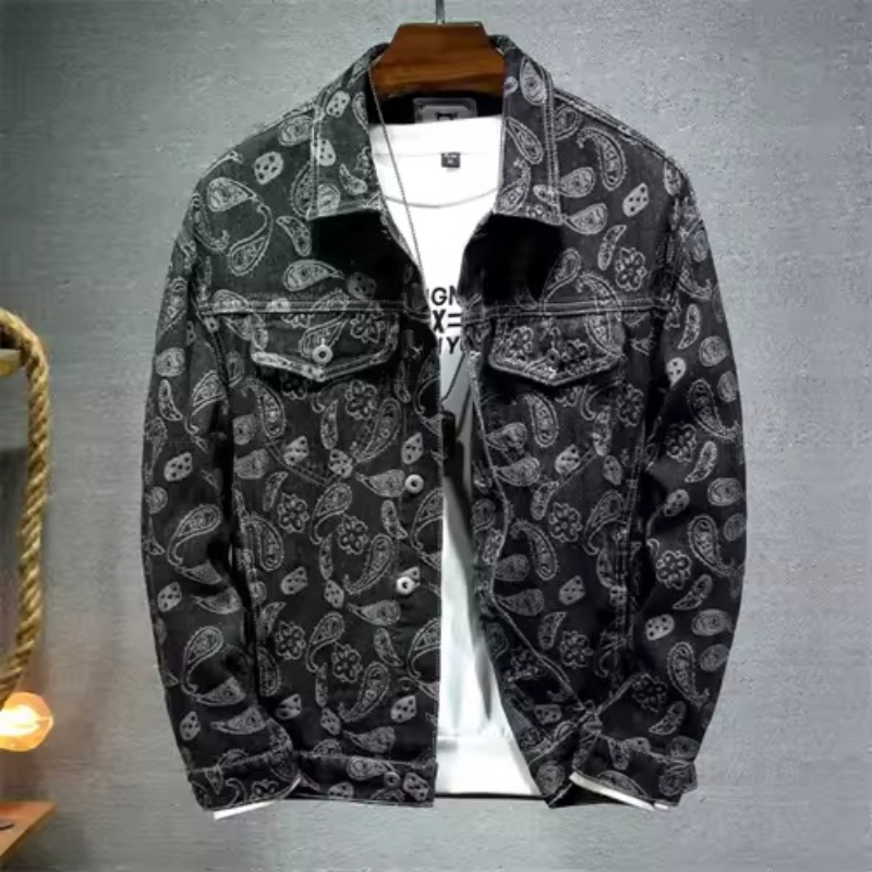 Jaket Denim Cetak Antik Jepang - Vintage Fashion In Japan ulasan dan harga