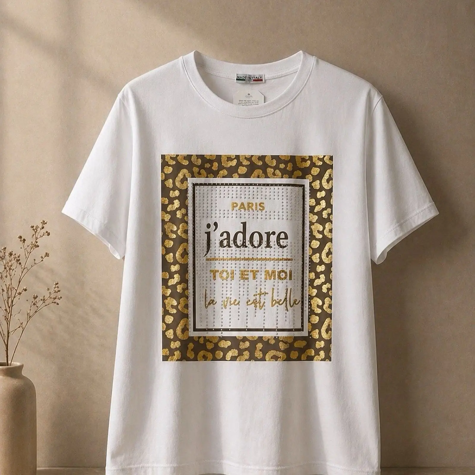 Kaos Wanita Putih Leo quot J ' - Vintage Fashion Bloggers ulasan dan harga