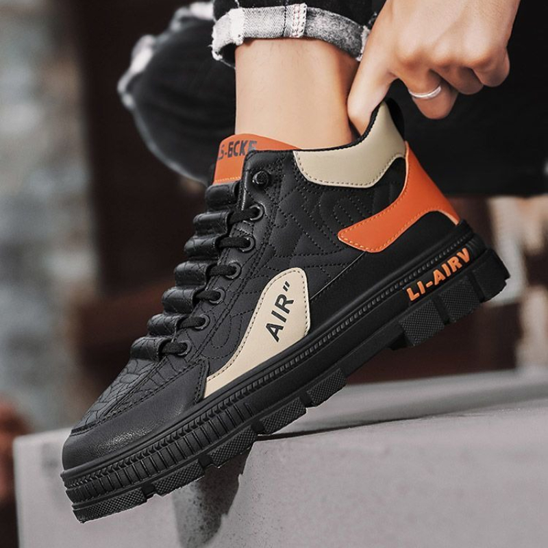 Sepatu Boots Pria Slip-On Plat - Vintage Fashion In 2025 ulasan dan harga