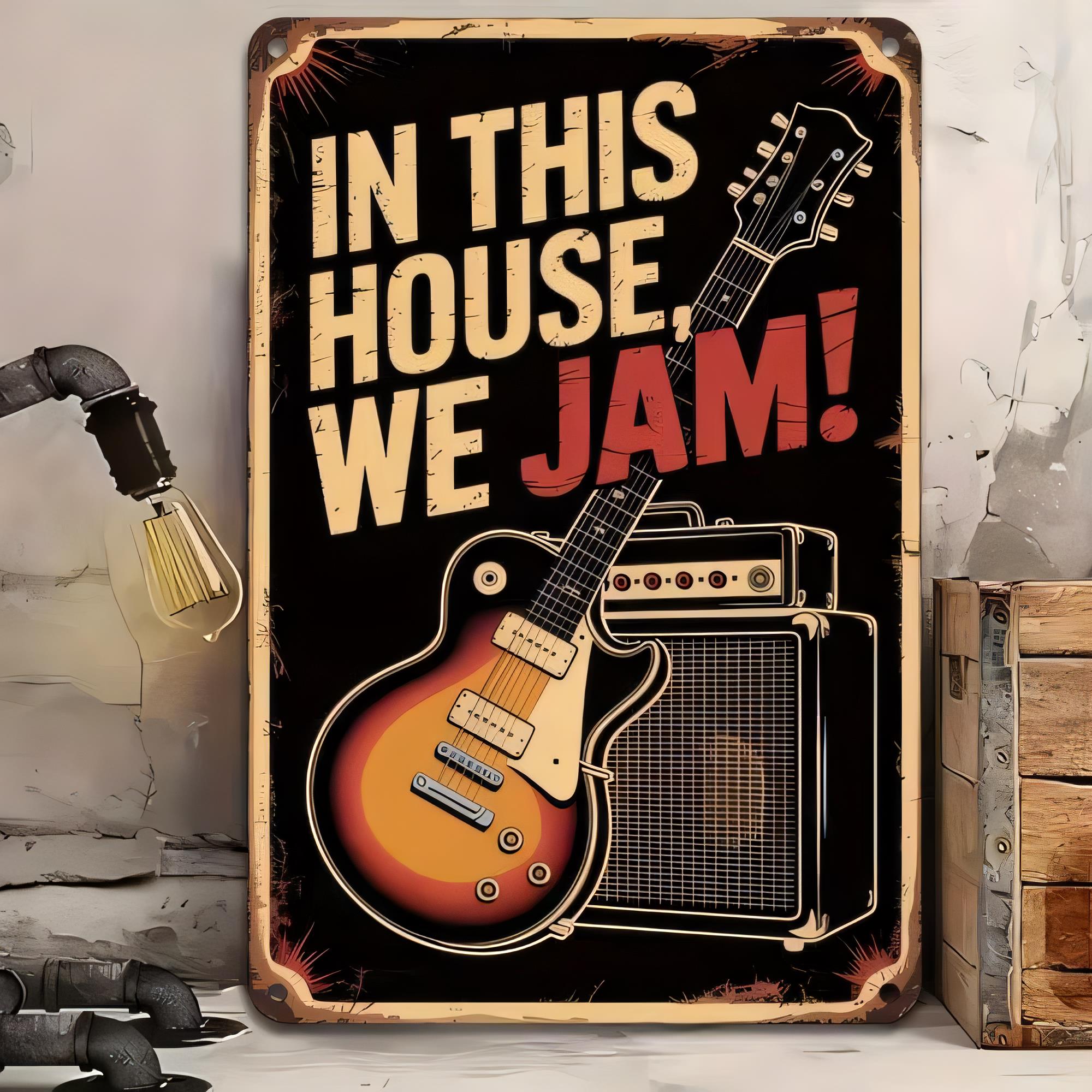 Papan Logam, Di Rumah Ini Kami - Vintage Fashion Posters ulasan dan harga