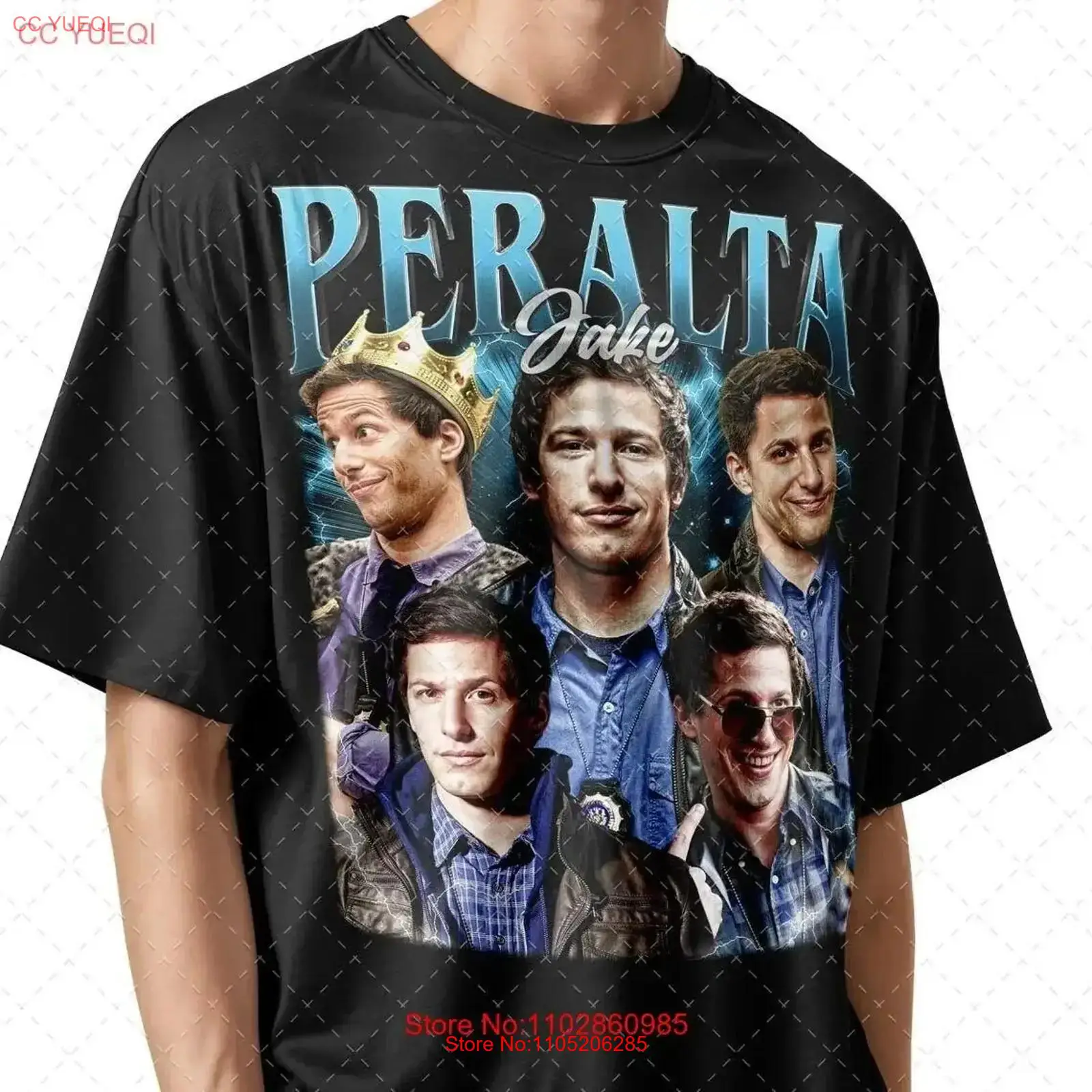 Kaos Vintage Jake Peralta untu - Vintage Fashion Tv ulasan dan harga
