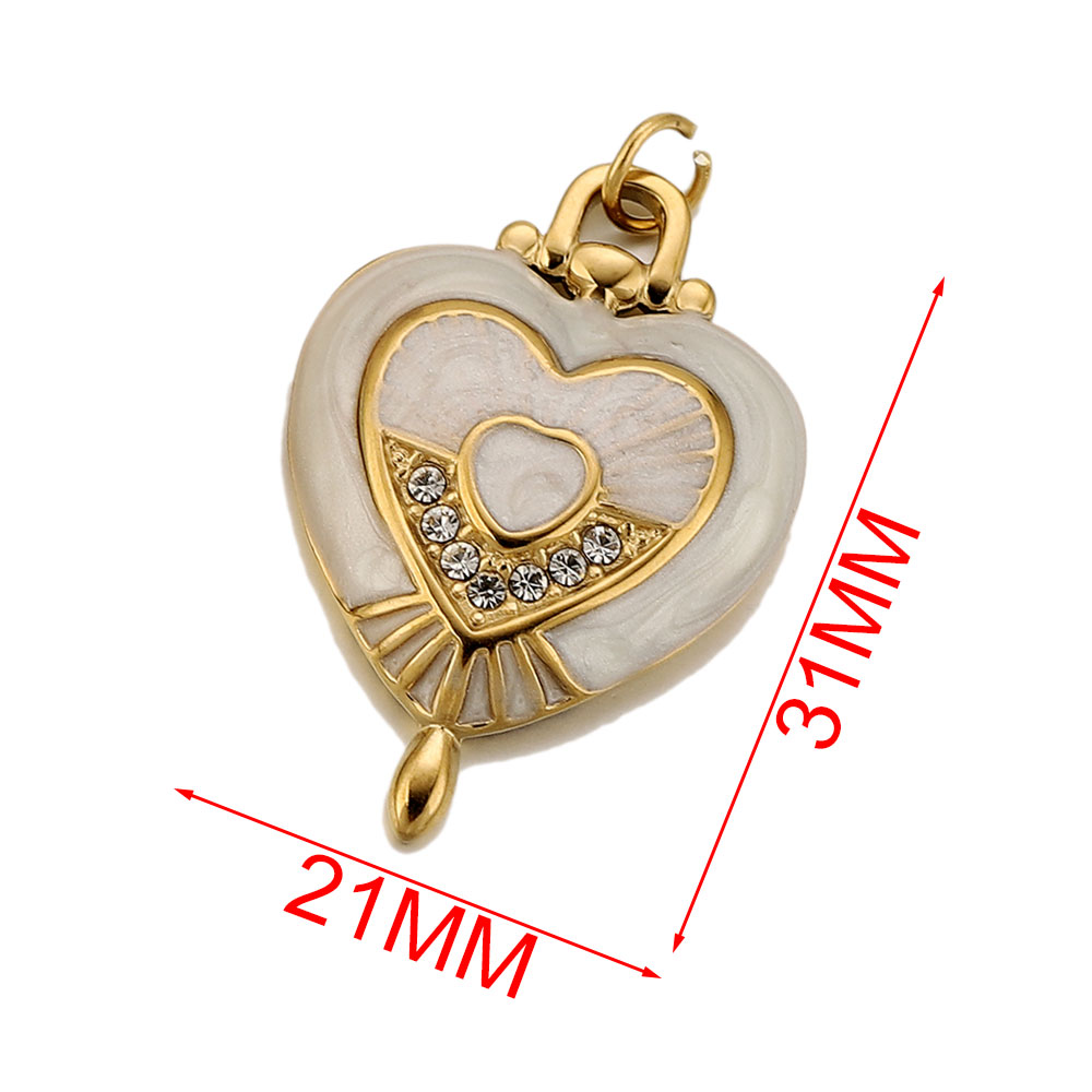 3 buah liontin hati vintage be - Vintage Fashion Jewelry Necklaces ulasan dan harga
