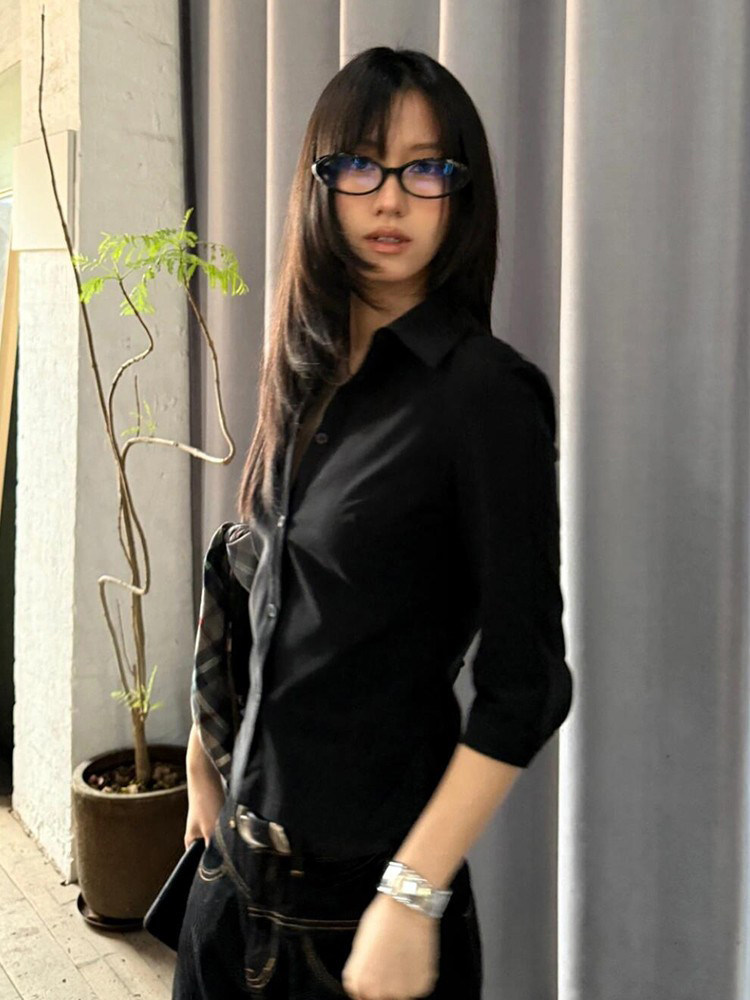Genayooa Kemeja Kasual Vintage - Vintage Fashion Japan ulasan dan harga