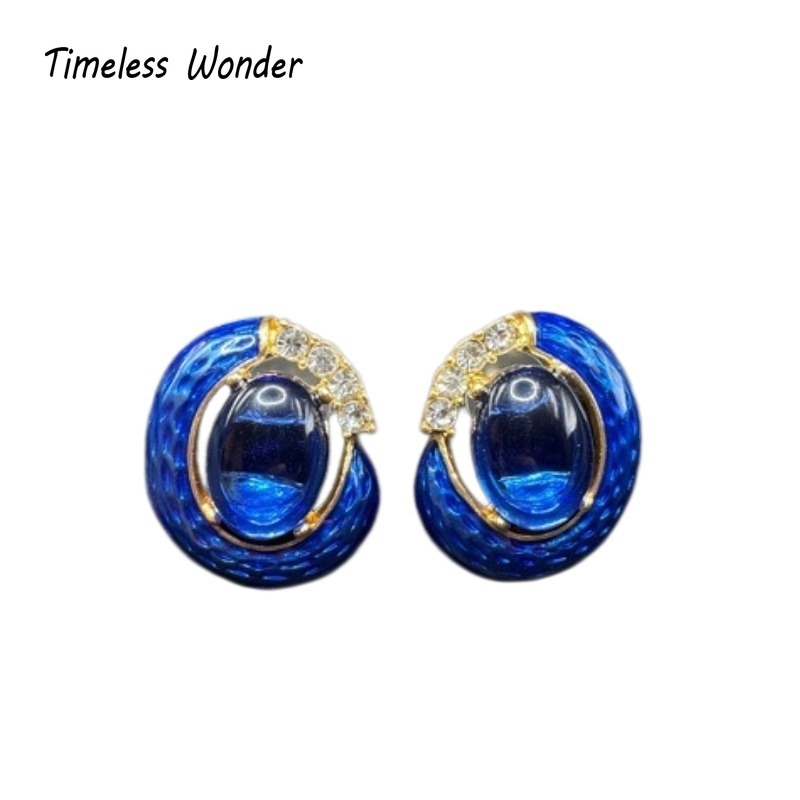 Bros Pin Kaca Geometris Zirkon - Vintage Fashion Runway ulasan dan harga